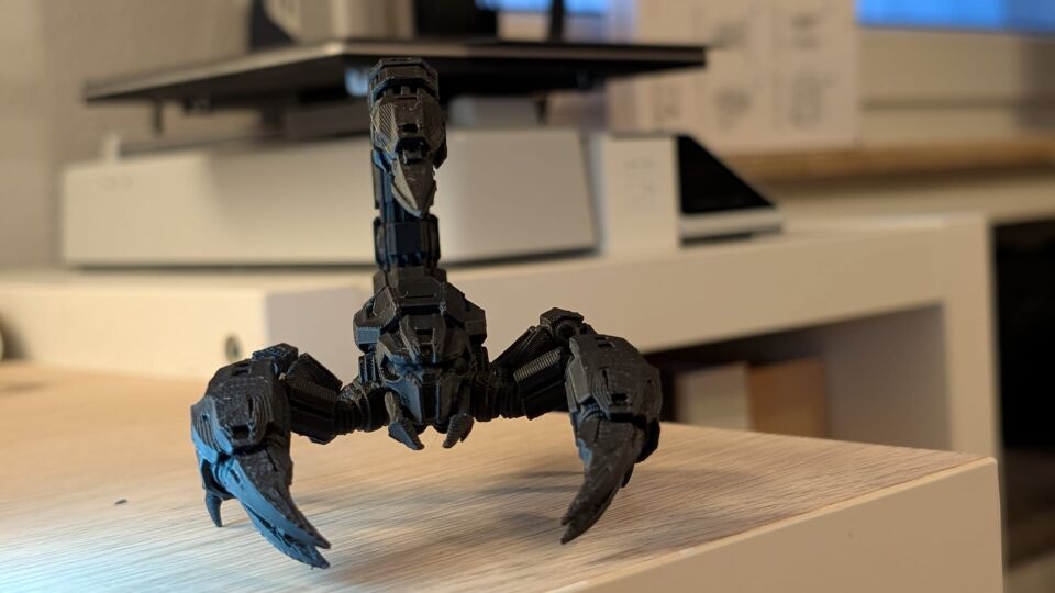 Son Derece Ayrıntılı Robotik Akrep